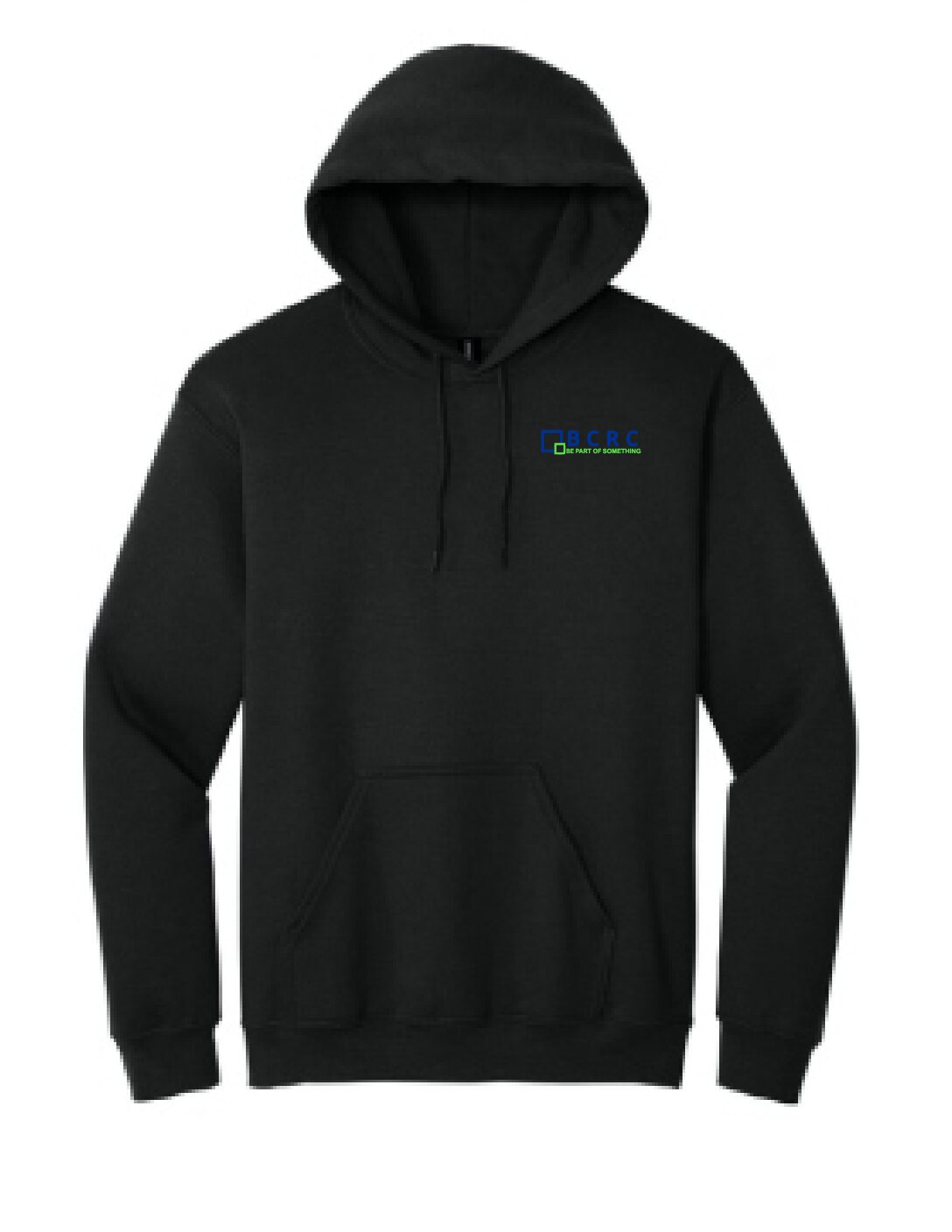 Black Embroidered Hoodie